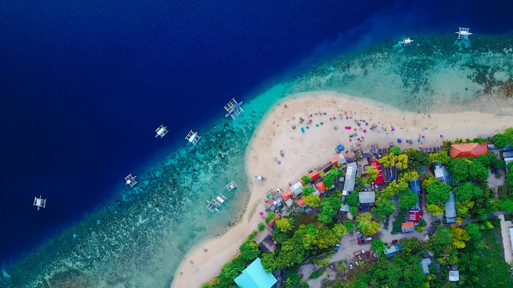 a beach in the Philippines